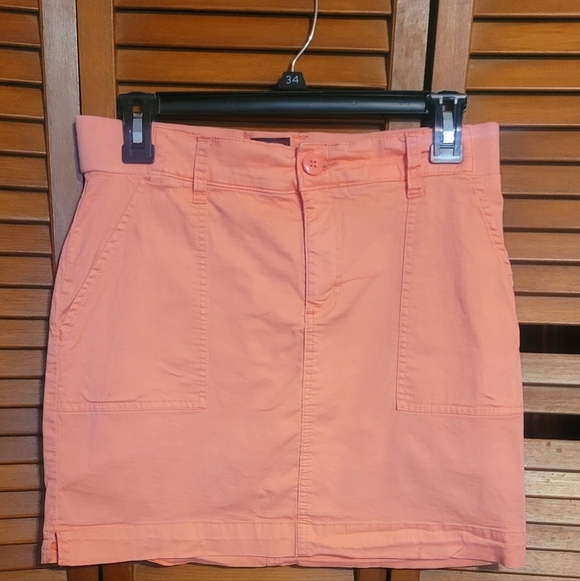 Lee Pants - Lee Pastel Coral Skort with Front Pockets, And Beltloops